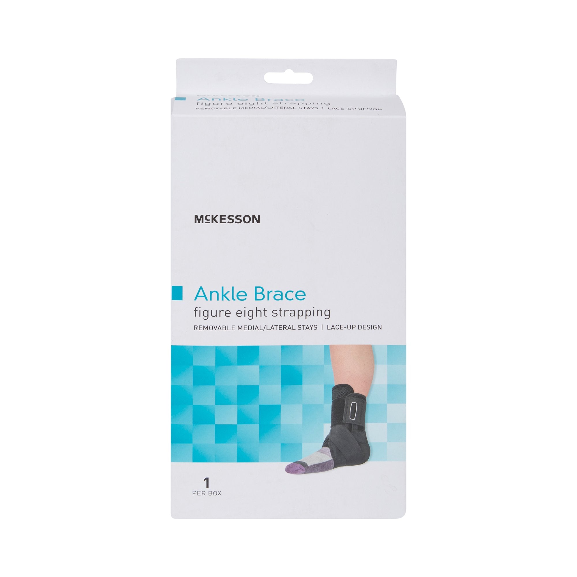 McKesson Unisex X-Small Lace-Up for Custom Fit & Figure-8 Strapping to Lock the Calcaneus in Place.
